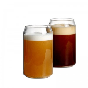 سانزو 500 مل البيرة القدح الزجاج مخصص أكواب البيرة رخيصة نونيك البيرة الزجاج