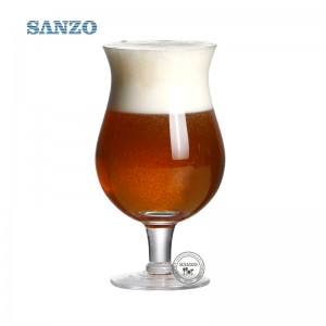 سانزو الإعلان البيرة زجاج مخصص البيرة نظارات بيب سي البيرة الزجاج